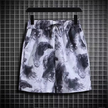 Herren Zweiteiliges Strandoutfit mit Blumenmuster und Schnelltrocknendem Material | Ideal für den Sommer