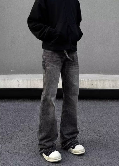 Herren Schlank Geschnittene Gerade Jeanshosen I Ideal für alle Jahreszeiten