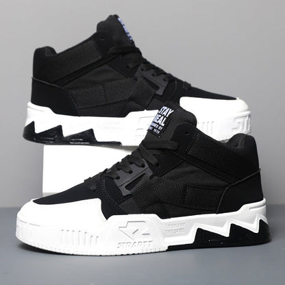 Tarnmuster Mid-Top Sneaker mit Gummisohle | Ideal für alle Jahreszeiten