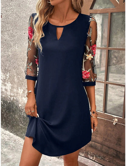Elegantes fließendes Abendkleid | Perfekt für Frühling & Herbst