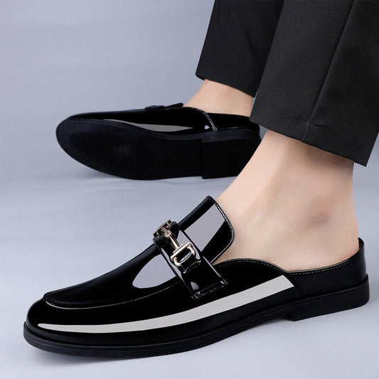 Herren Leder Halbschuhe mit Metall-Detail | Ideal für Frühling und Sommer