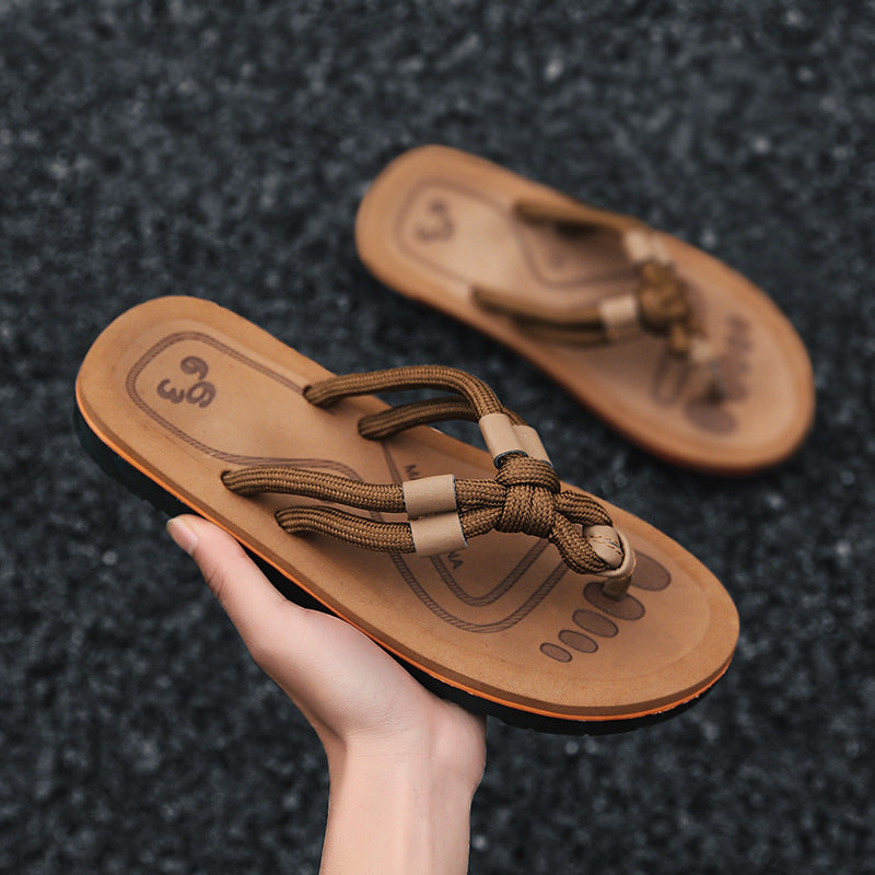Herringbone Flache Absatz Strandpantoffeln | Ideal für den Sommer