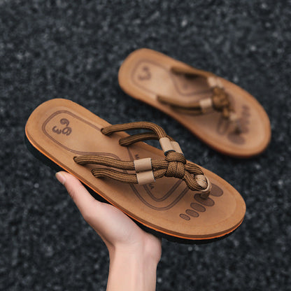 Herringbone Flache Absatz Strandpantoffeln | Ideal für den Sommer
