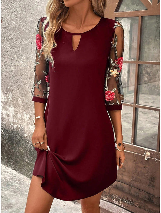 Elegantes fließendes Abendkleid | Perfekt für Frühling & Herbst