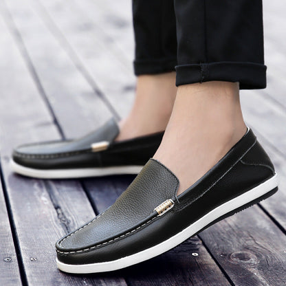 Herren Leder Schuhe mit Soft-Sohle und Atmungsaktivität | Ideal für den Sommer