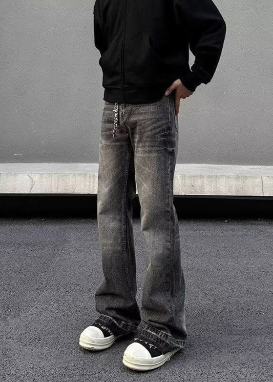 Herren Schlank Geschnittene Gerade Jeanshosen I Ideal für alle Jahreszeiten