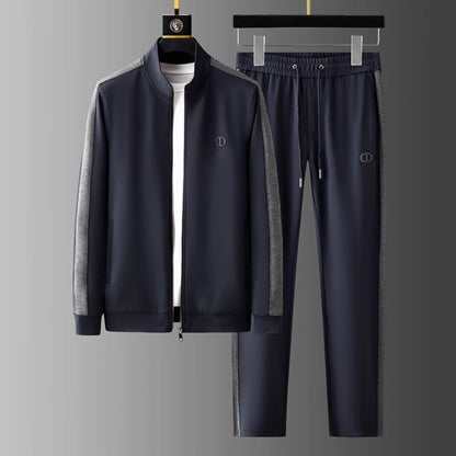 Zweiteiliges Seidiges Stretch-Sportset für Herren | Ideal für alle Jahreszeiten
