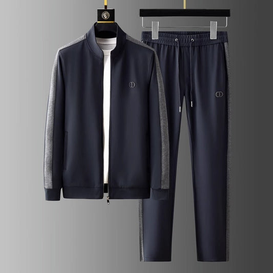 Zweiteiliges Seidiges Stretch-Sportset für Herren | Ideal für alle Jahreszeiten