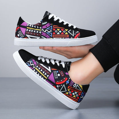 Atmungsaktive Plus Size Skatesneaker mit Gummisohle | Ideal für alle Jahreszeiten