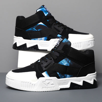 Tarnmuster Mid-Top Sneaker mit Gummisohle | Ideal für alle Jahreszeiten