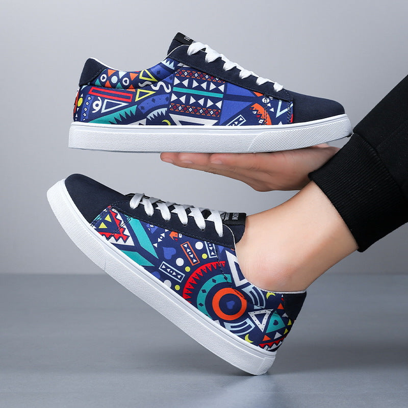 Atmungsaktive Plus Size Skatesneaker mit Gummisohle | Ideal für alle Jahreszeiten