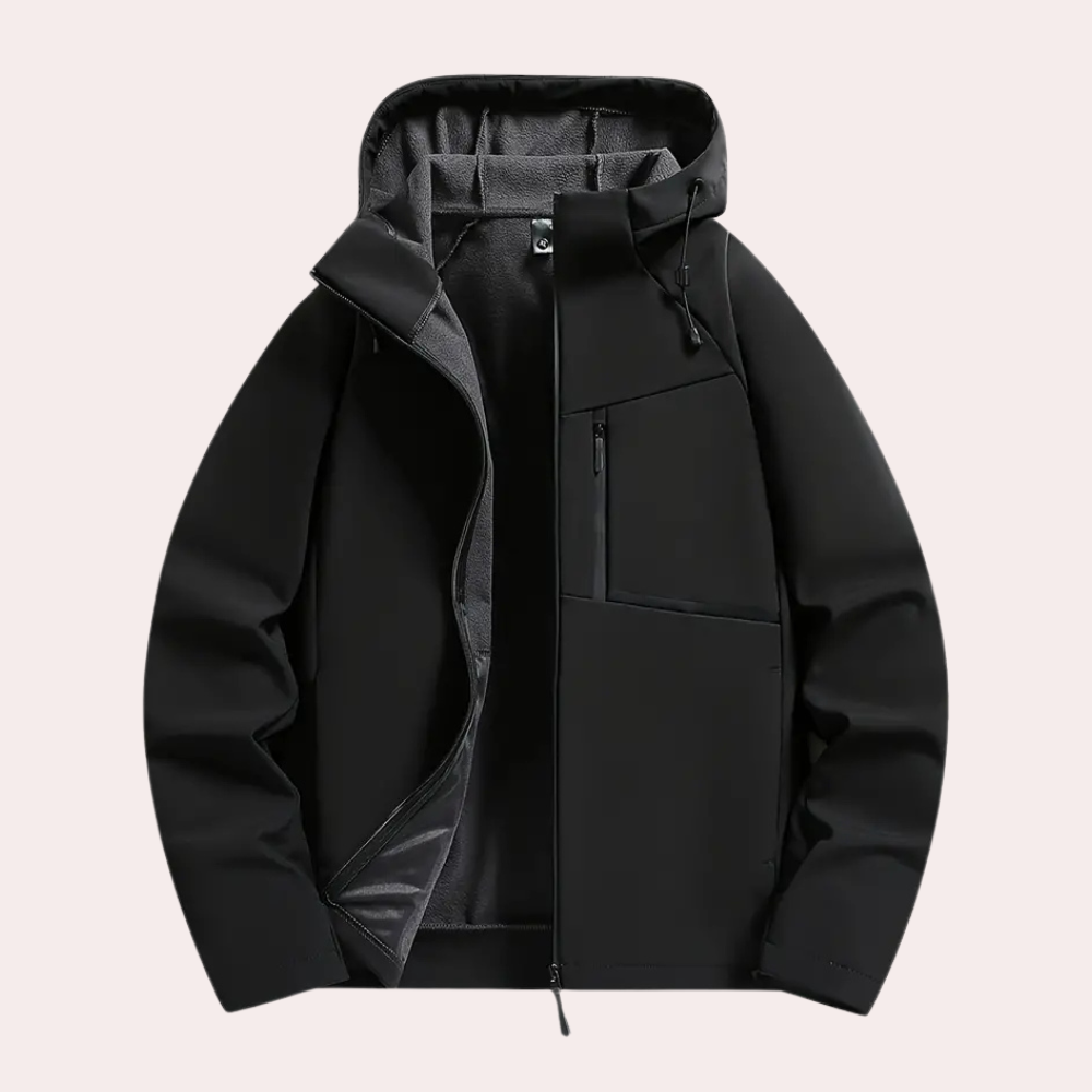 Corduroy-Jacke mit warmer Fütterung, ideal für den Winter