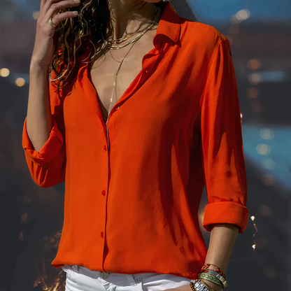 Langärmlige Bluse mit raffiniertem Design | Ideal für Frühling und Herbst
