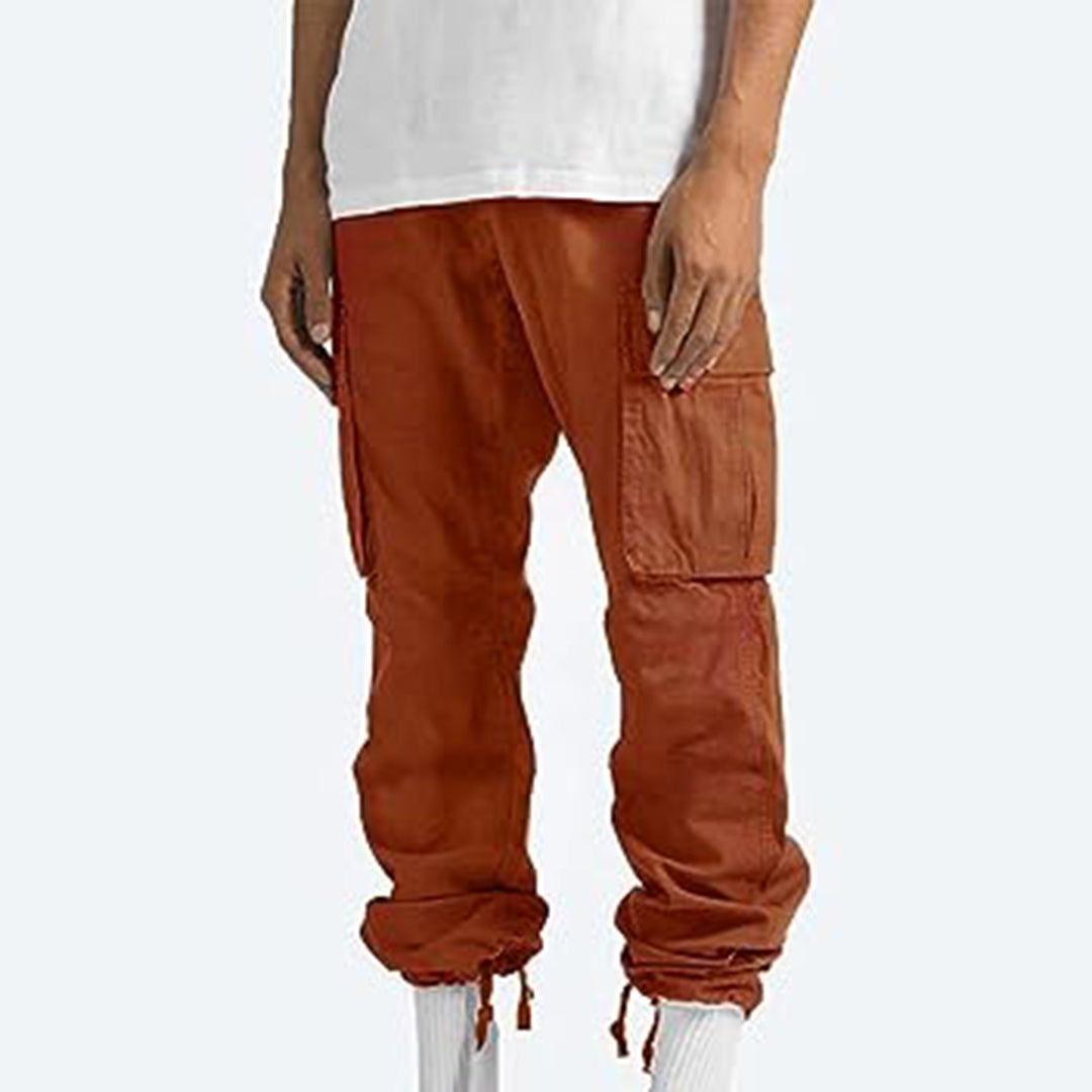 Herren Cargo-Hose mit mehreren Taschen | Ideal für Frühling und Herbst