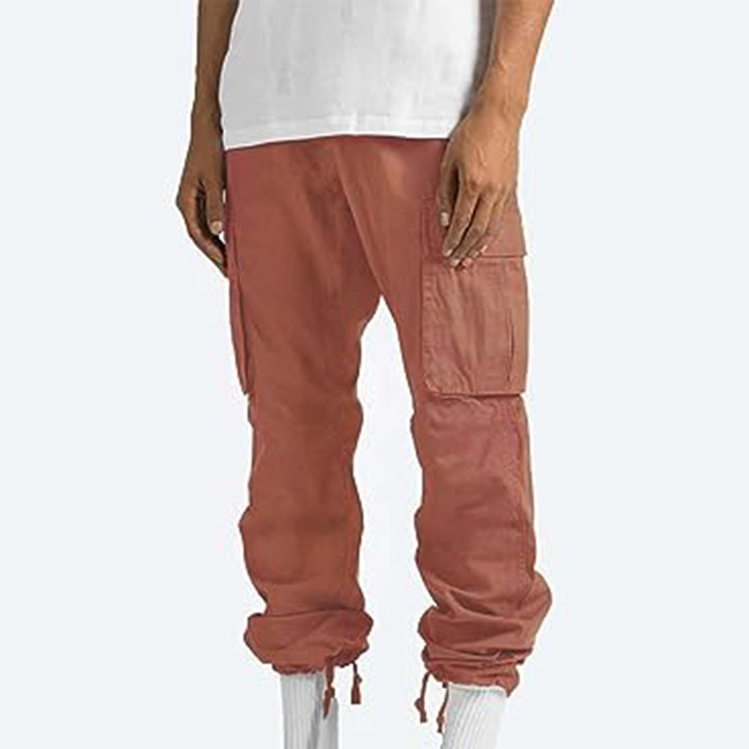 Herren Cargo-Hose mit mehreren Taschen | Ideal für Frühling und Herbst