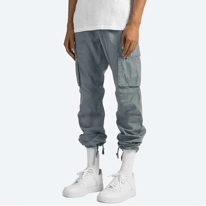 Herren Cargo-Hose mit mehreren Taschen | Ideal für Frühling und Herbst
