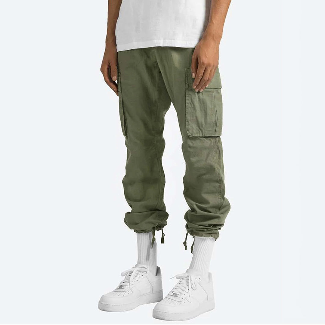 Herren Cargo-Hose mit mehreren Taschen | Ideal für Frühling und Herbst