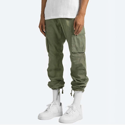 Herren Cargo-Hose mit mehreren Taschen | Ideal für Frühling und Herbst