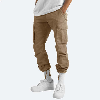 Herren Cargo-Hose mit mehreren Taschen | Ideal für Frühling und Herbst