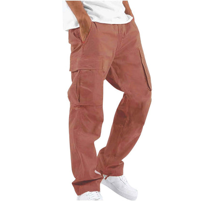 Herren Cargo-Hose mit mehreren Taschen | Ideal für Frühling und Herbst