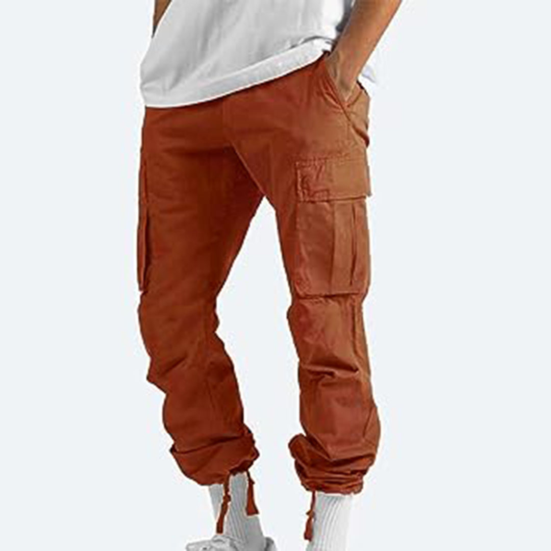 Herren Cargo-Hose mit mehreren Taschen | Ideal für Frühling und Herbst