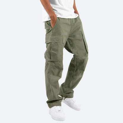 Herren Cargo-Hose mit mehreren Taschen | Ideal für Frühling und Herbst