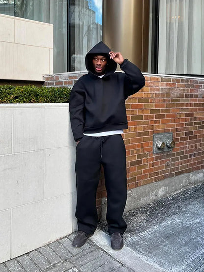 Herren Oversized Hoodie und Jogger Set | Ideal für Herbst und Winter