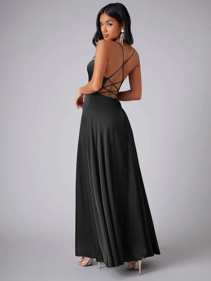 Fließendes Maxikleid mit Offenem Rücken | Ideal für Frühling und Sommer