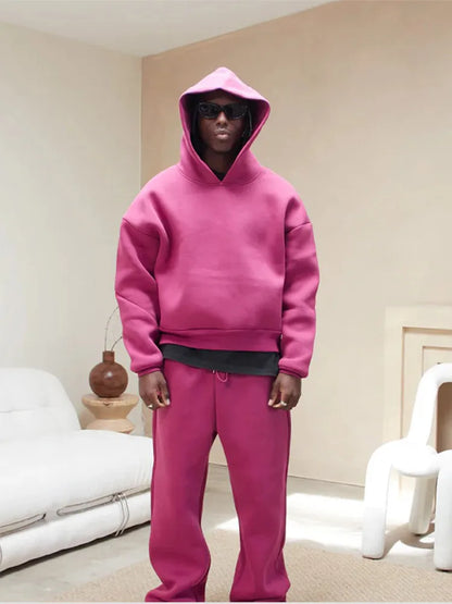 Herren Oversized Hoodie und Jogger Set | Ideal für Herbst und Winter