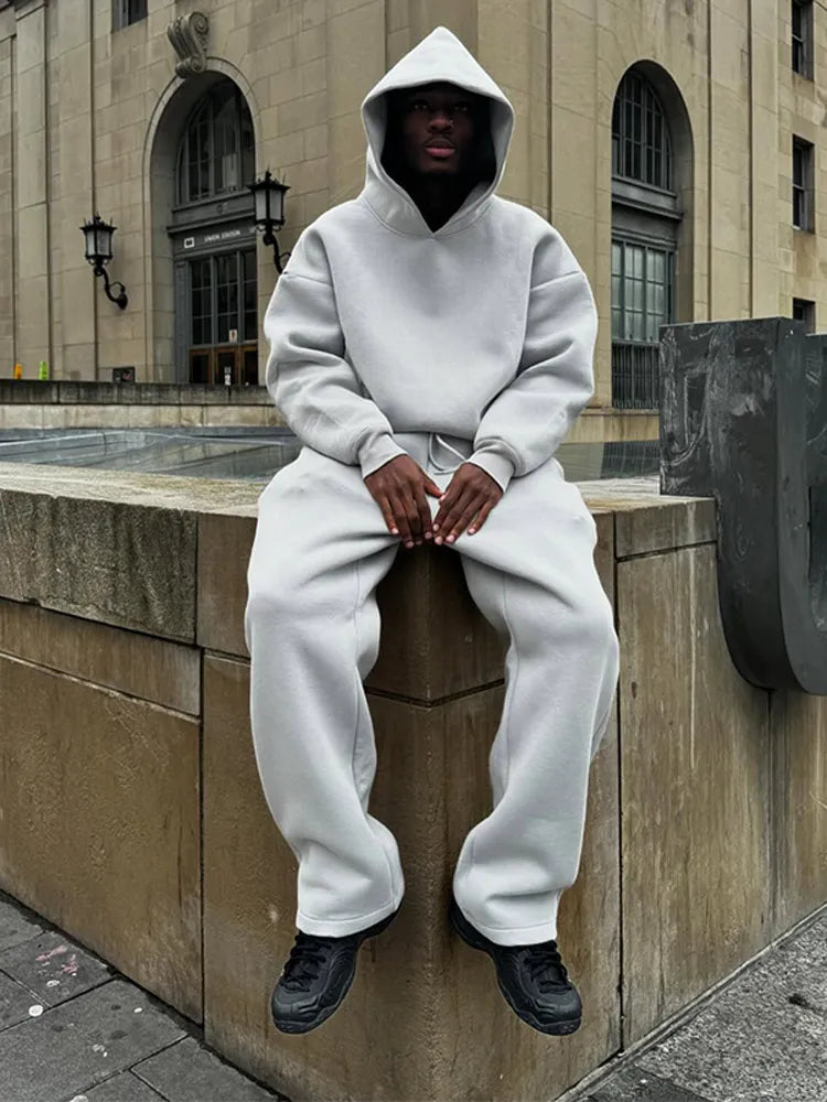 Herren Oversized Hoodie und Jogger Set | Ideal für Herbst und Winter