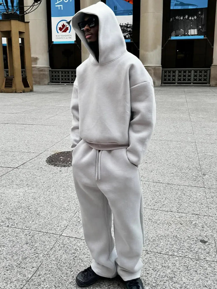 Herren Oversized Hoodie und Jogger Set | Ideal für Herbst und Winter