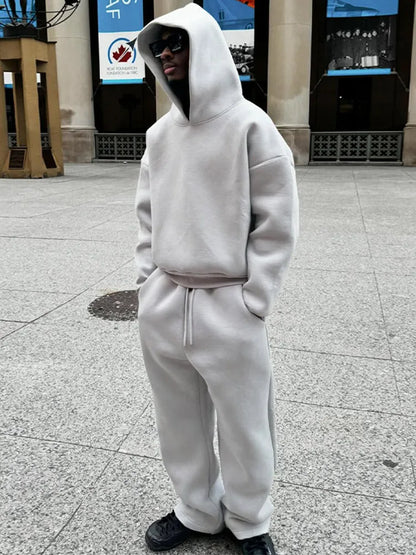 Herren Oversized Hoodie und Jogger Set | Ideal für Herbst und Winter