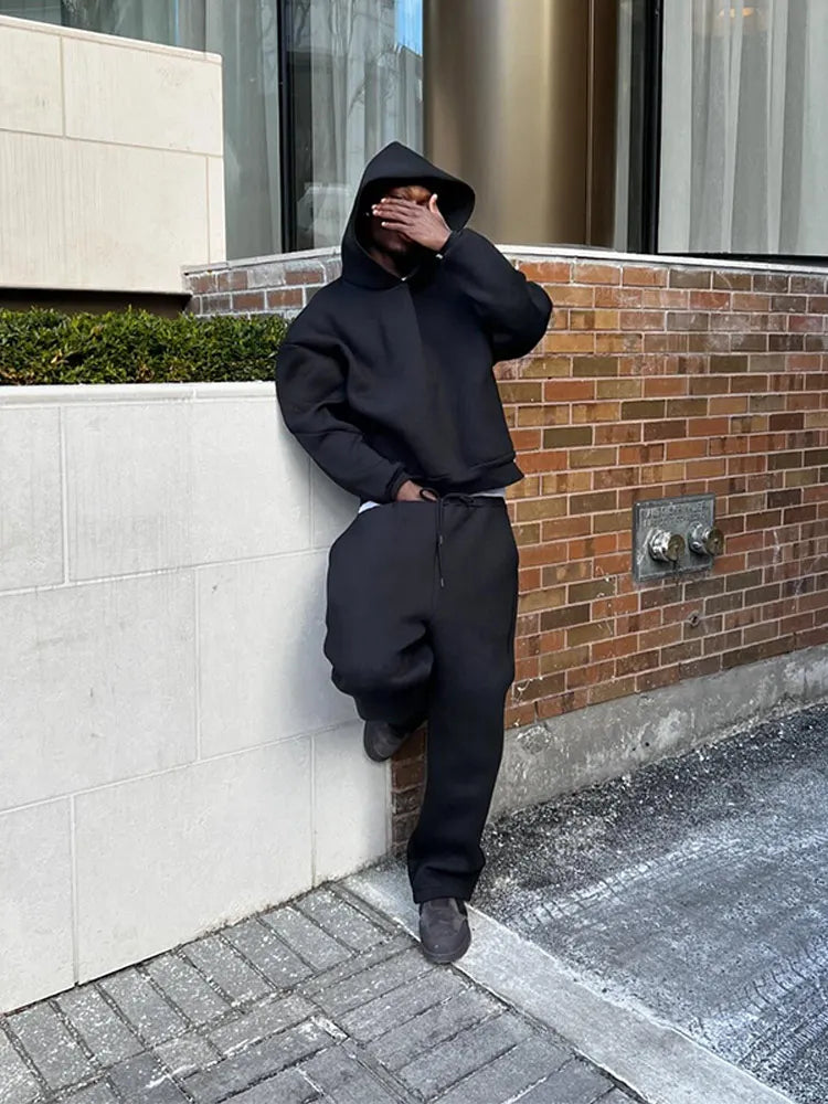Herren Oversized Hoodie und Jogger Set | Ideal für Herbst und Winter