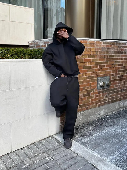 Herren Oversized Hoodie und Jogger Set | Ideal für Herbst und Winter