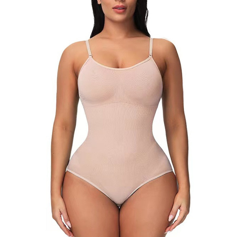 Nahtloser Shapewear-Body mit atmungsaktivem Stoff und formender Passform