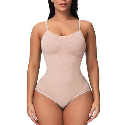 Nahtloser Shapewear-Body mit atmungsaktivem Stoff und formender Passform