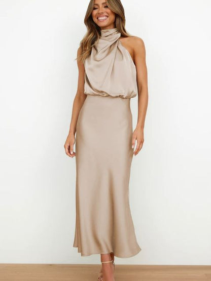 Gürteldiät Midi-Cocktailkleid | Ideal für Frühling und Herbst