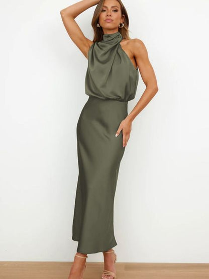 Midikleid für Cocktailpartys mit Gürtel | Perfekt für Frühling & Sommer