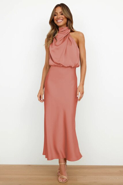 Midikleid für Cocktailpartys mit Gürtel | Perfekt für Frühling & Sommer