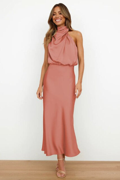 Midikleid für Cocktailpartys mit Gürtel | Perfekt für Frühling & Sommer