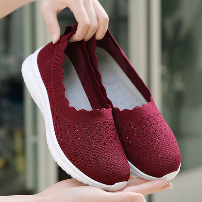 Niedrig geschnittene atmungsaktive Mesh-Laufschuhe | Ideal für den Frühling