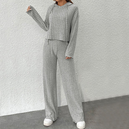 Zweiteiliges Polyester Set mit Kapuze | Ideal für Herbst und Winter