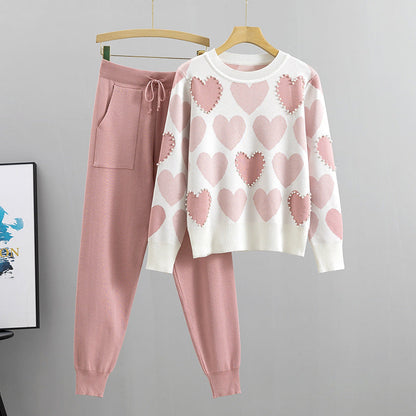 Beadiertes Zwei-Teile-Anzug mit Hose | Ideal für Frühling und Herbst