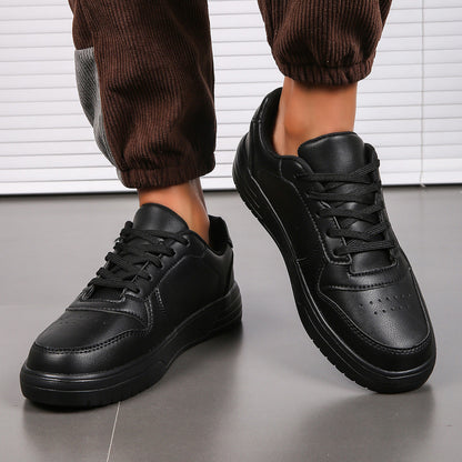 Herren Atmungsaktive Leder Sportschuhe | Ideal für Frühling & Herbst