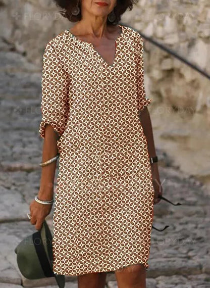 Lockeres Kleid mit Luftigem Schnitt aus Leichtem Stoff I Ideal für Sommer