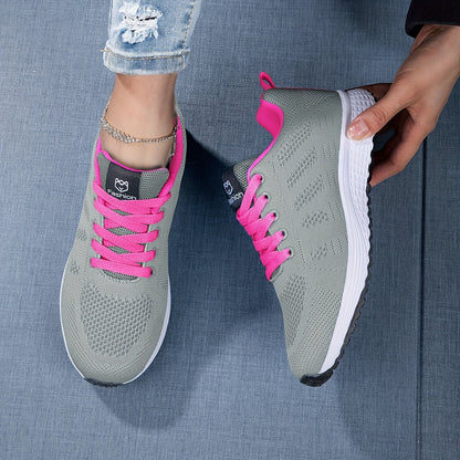 Leichte Atmungsaktive Strick-Sneaker mit Gepolsterter Sohle | Ideal für Frühling und Sommer