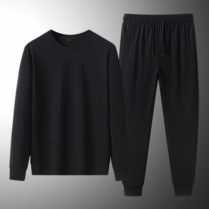 Tencel Sports Sweatshirt & Cropped Sweatpants | Ideal für Frühling & Herbst
