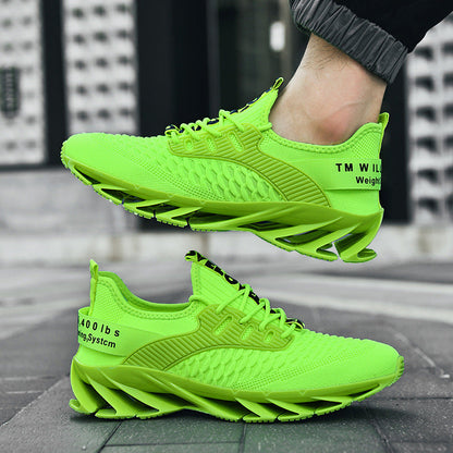 Herren Blade Sole Atmungsaktive Mesh Sneakers mit Gummisohle Ideal für alle Jahreszeiten
