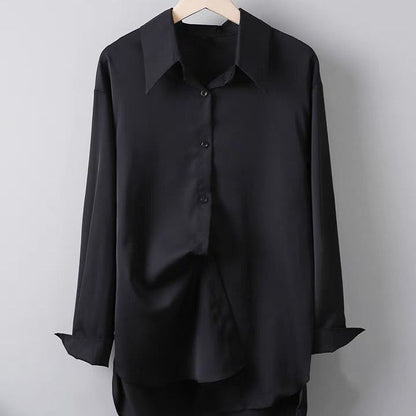 Damen Bedrucktes Langarm-Shirt mit Knopfleiste | Ideal für Alle Jahreszeiten