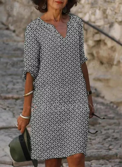 Lockeres Kleid mit Luftigem Schnitt aus Leichtem Stoff I Ideal für Sommer